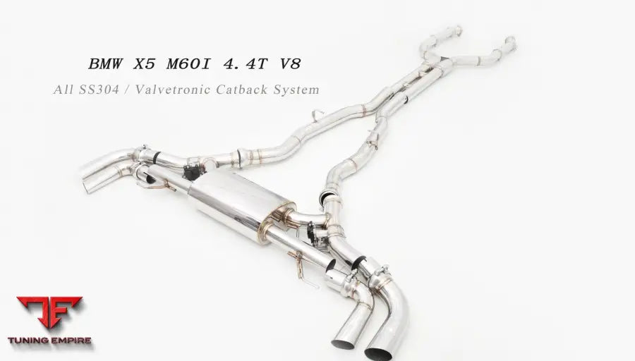 Bmw X5 G05 M50I All Ss304 Valvetronic Exhaust System