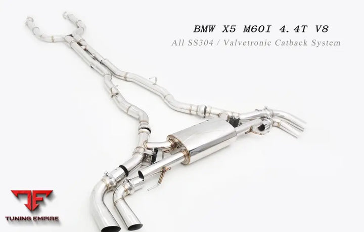 Bmw X5 G05 M50I All Ss304 Valvetronic Exhaust System