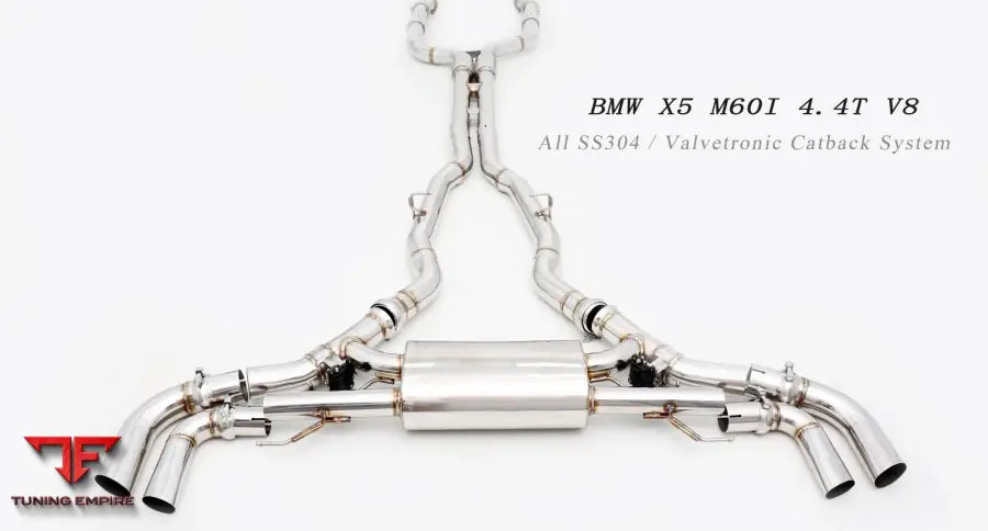 Bmw X5 G05 M50I All Ss304 Valvetronic Exhaust System