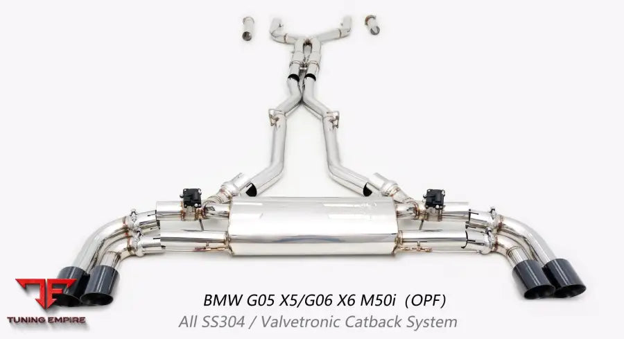 Bmw X6 G06 M50I All Ss304 Valvetronic Catback System