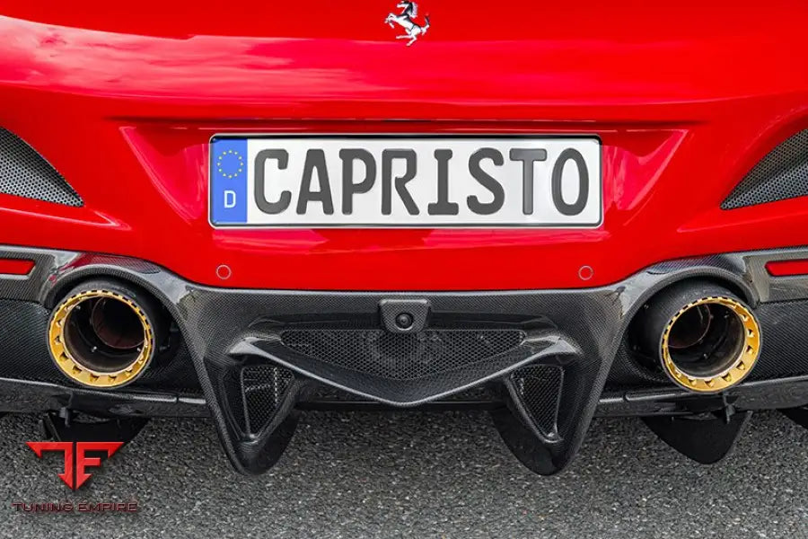 Capristo Ferrari F8 Spider Exhaust System