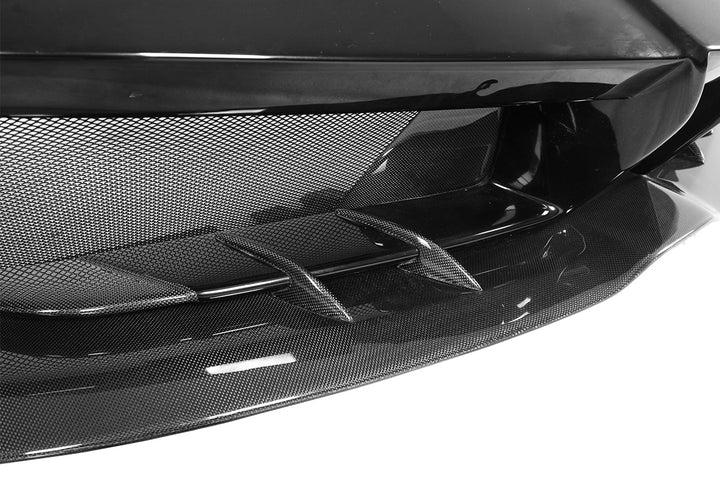 FERRARI 488 GTBSPYDER MA STYLE PARTIAL CARBON FIBER FRONT BUMPER