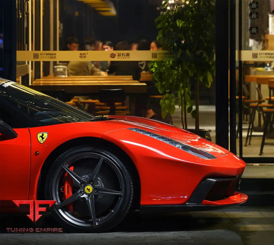 FERRARI 458 COUPE BKSS STYLE PARTIAL CARBON FIBER FULL BODY KIT BSD