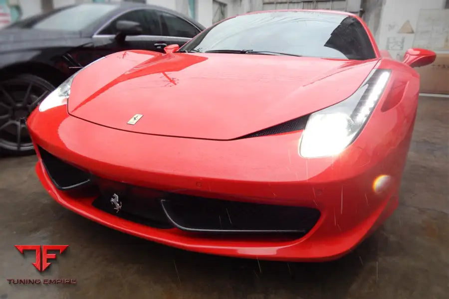 FERRARI 458 COUPE SPYDER CARBON FIBER FRONT CANARDS BSD