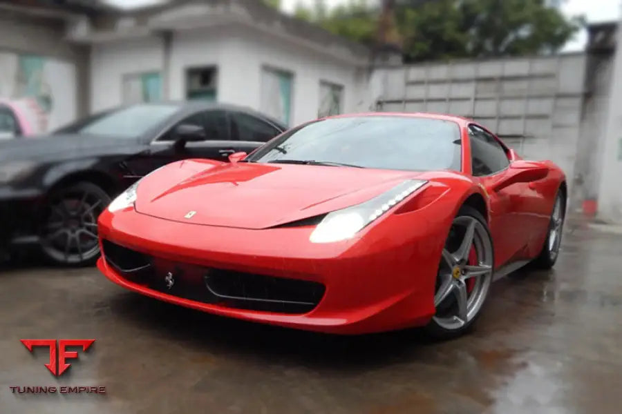 FERRARI 458 COUPE SPYDER CARBON FIBER FRONT CANARDS BSD