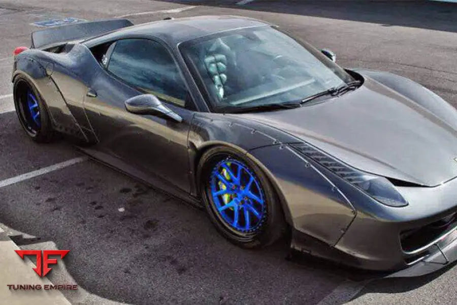 FERRARI 458 COUPE & SPYDER DE STYLE WIDE FENDER FLARE BSD