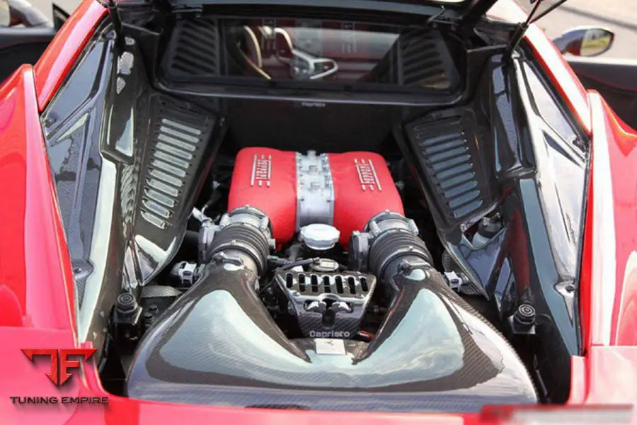 FERRARI 458 COUPE SPYDER OE STYLE DRY CARBON FIBER AIRBOX BSD