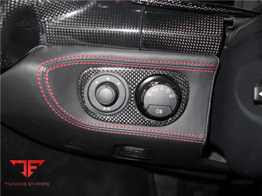 FERRARI 458 COUPE SPYDER SPECIALE DRY CARBON FIBER LIGHT SWITCH COVER BSD