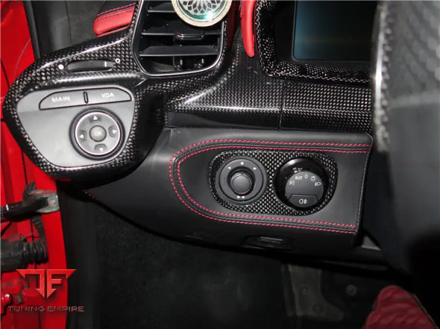 FERRARI 458 COUPE SPYDER SPECIALE DRY CARBON FIBER LIGHT SWITCH COVER BSD