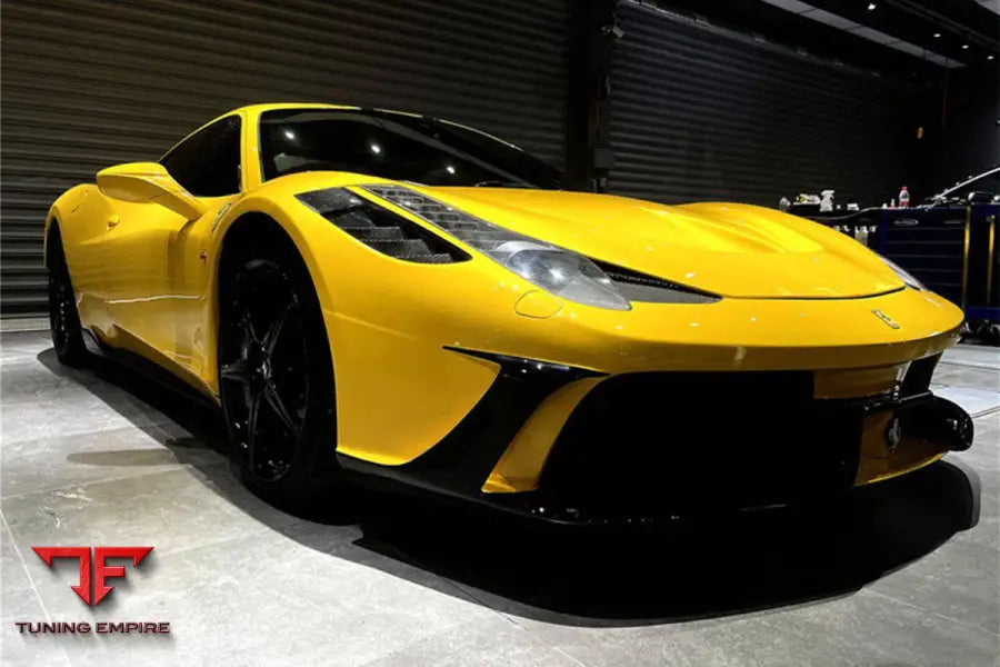 FERRARI 458 COUPE SPYDER SPECIALE STYLE FRONT BUMPER BSD