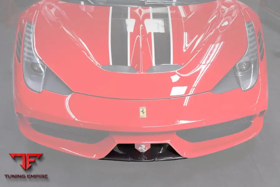 FERRARI 458 SPECIALE CARBON FIBER FRONT LIP BSD