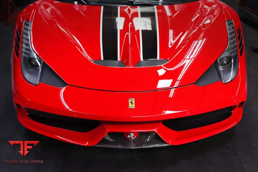 FERRARI 458 SPECIALE CARBON FIBER FRONT LIP BSD