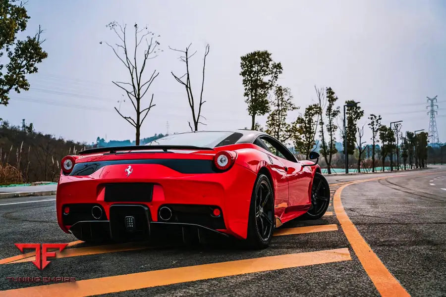 FERRARI 458 SPECIALE REAR BUMPER WITH DIFFUSER & LIGHTS BSD