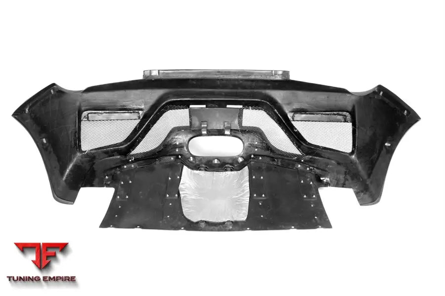 FERRARI 458 SPIDER BKSS STYLE PARTIAL CARBON FIBER REAR BUMPER AND CARBON FIBER TRUNK WITH TAIL LIGHT COVER BSD