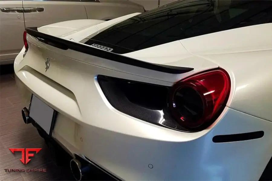 FERRARI 488 GTB BKSS STYLE CARBON FIBER TRUNK SPOILER BSD