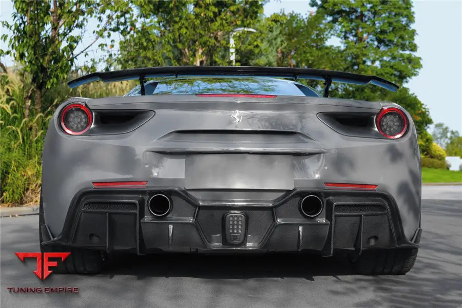 FERRARI 488 GTB IMP-PERFORMANCE CARBON FIBER TRUNK SPOILER WING BSD