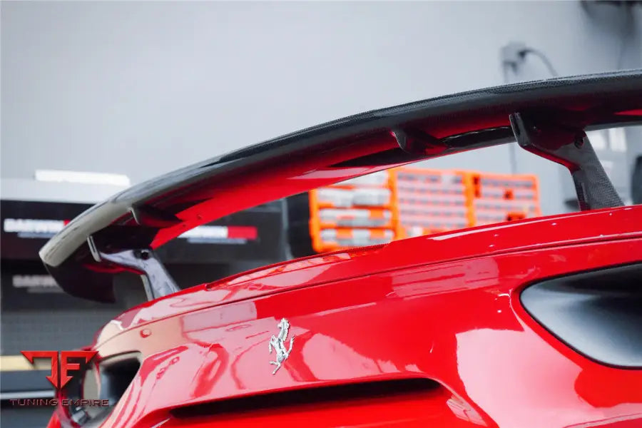 FERRARI 488 GTB IMP-PERFORMANCE CARBON FIBER TRUNK SPOILER WING BSD