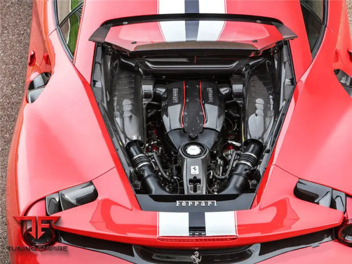 FERRARI 488 GTB&488 PISTA&F8 DRY CARBON FIBER INNER UNDERSCREEN PANEL REPLACEMNT BSD