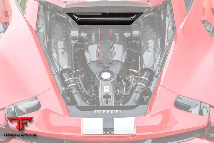 FERRARI 488 GTB&488 PISTA&F8 DRY CARBON FIBER INNER UNDERSCREEN PANEL REPLACEMNT BSD