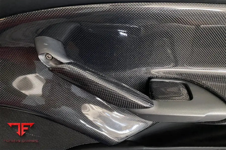 FERRARI 488 GTB & SPYDER CARBON FIBER DOOR HANDLE INTERIOR BSD