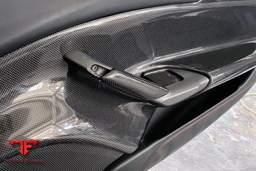 FERRARI 488 GTB & SPYDER CARBON FIBER DOOR HANDLE INTERIOR BSD