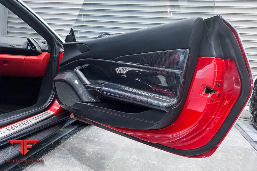 FERRARI 488 GTB & SPYDER CARBON FIBER DOOR HANDLE INTERIOR BSD