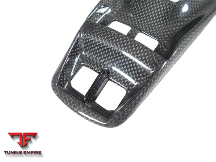 FERRARI 488 GTB & SPYDER DRY CARBON FIBER BRIDGE SUPPORT & WINDOWS SWITCHES PANEL BSD