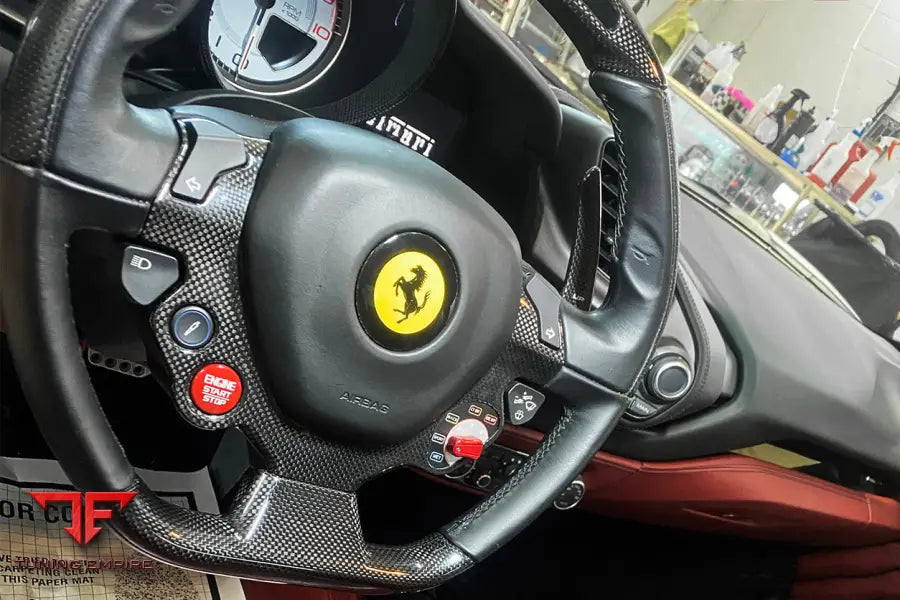 FERRARI 488 GTB & SPYDER DRY CARBON FIBER PADDLES SHIFT BSD