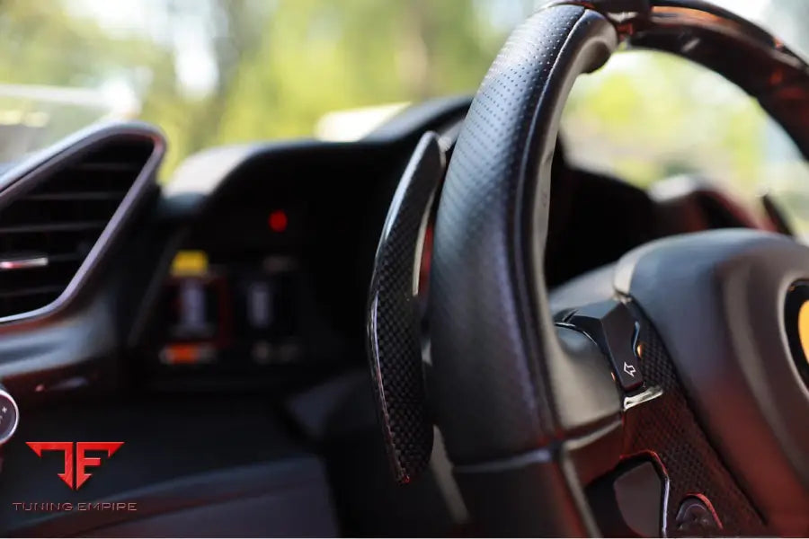 FERRARI 488 GTB & SPYDER DRY CARBON FIBER PADDLES SHIFT BSD