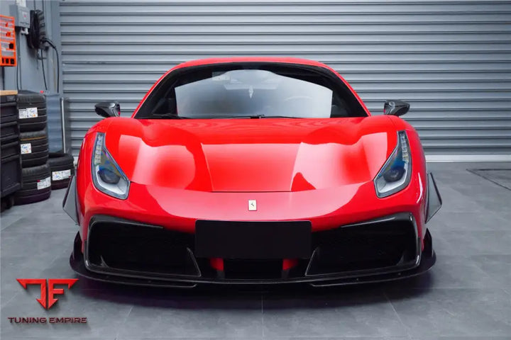 FERRARI 488 GTB & SPYDER IMP-PERFORMANCE CARBON FIBER FRONT LIP BSD