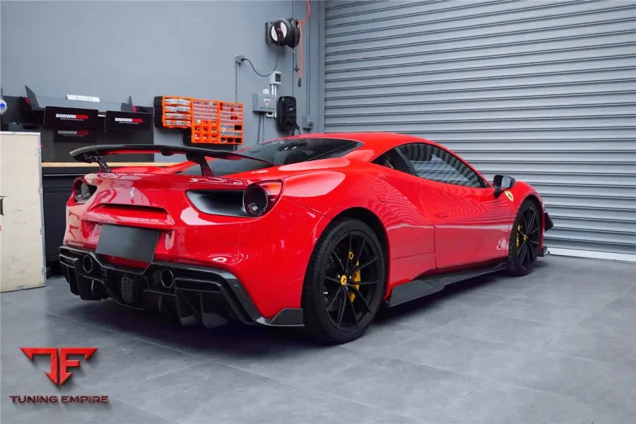 FERRARI 488 GTB & SPYDER IMP-PERFORMANCE CARBON FIBER REAR DIFFUSER BSD