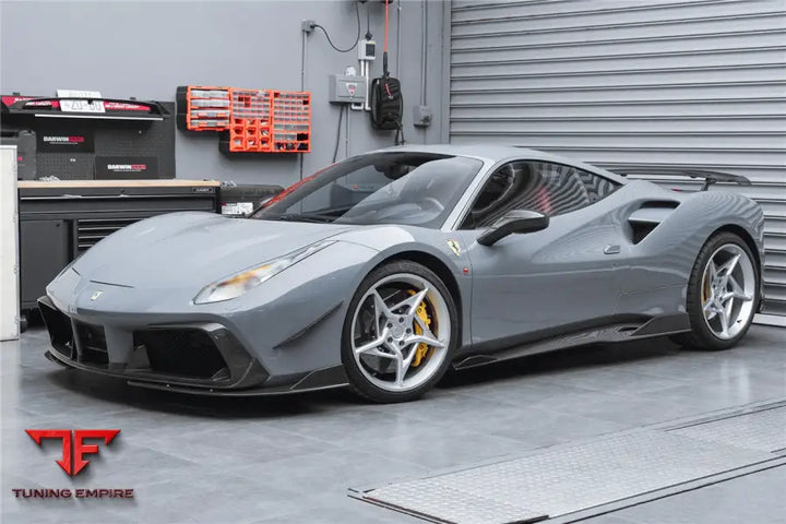 FERRARI 488 GTB & SPYDER IMP-PERFORMANCE CARBON FIBER SIDE SKIRTS UNDER BOARD BSD