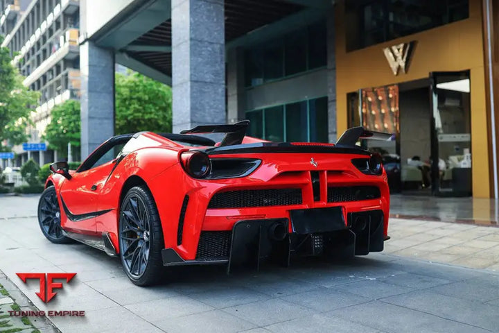 FERRARI 488 GTB & SPYDER MSY STYLE PART CARBON FIBER FULL BODY KIT BSD