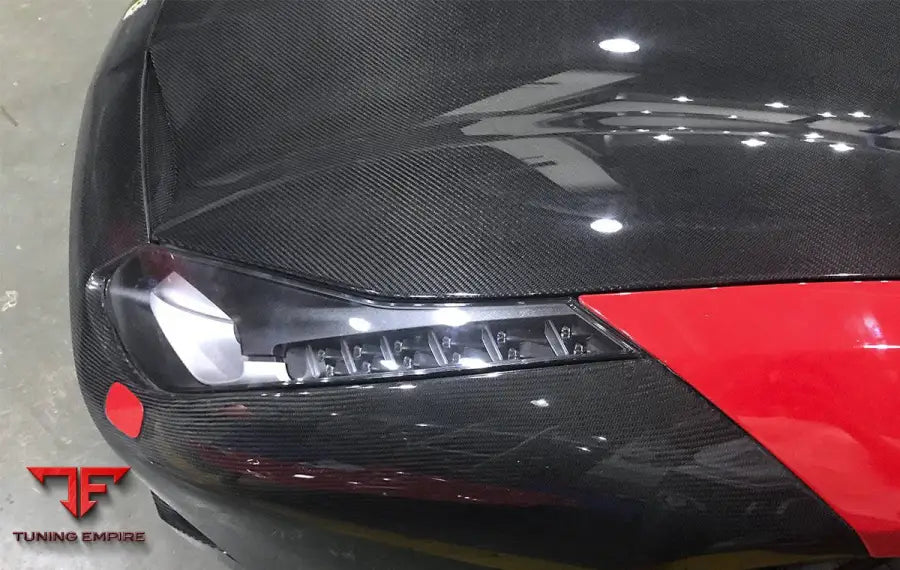 FERRARI 488 GTB SPYDER OE STYLE CARBON FIBER HOOD BSD