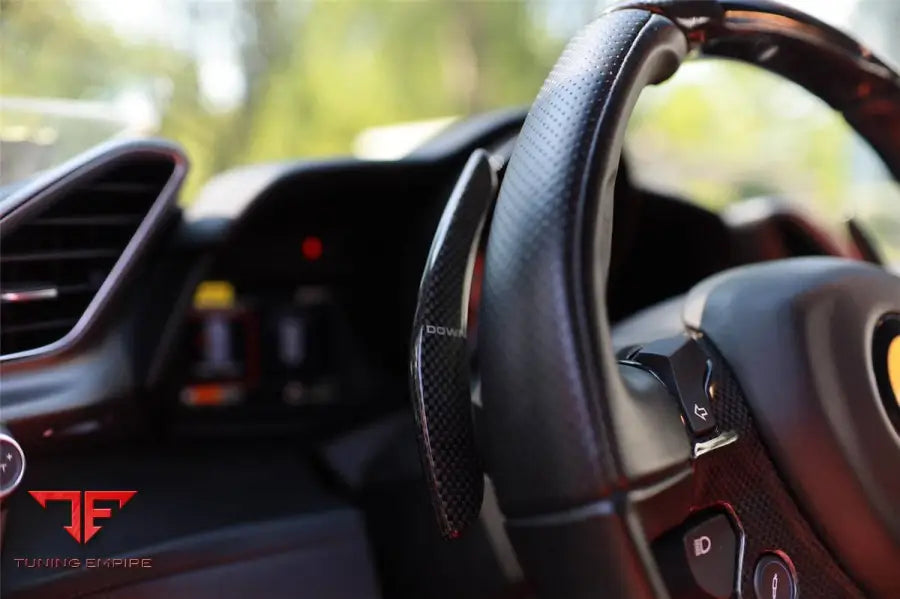 FERRARI 488 GTB & SPYDER OE STYLE DRY CARBON FIBER SHIFT PADDLE BSD