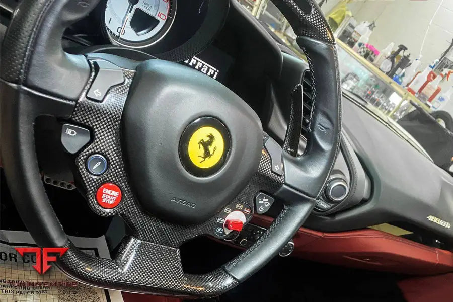 FERRARI 488 GTB & SPYDER OE STYLE DRY CARBON FIBER SHIFT PADDLE BSD