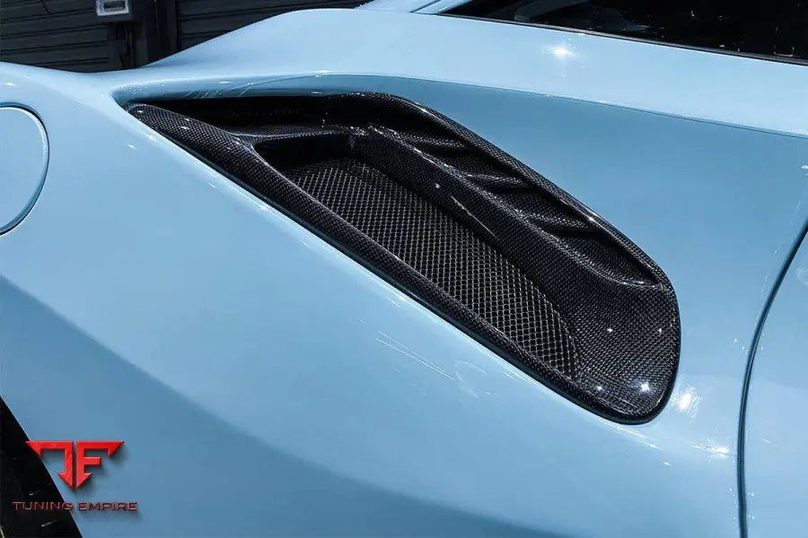 FERRARI 488 GTB & SPYDER PISTA STYLE CARBON FIBER QUARTER PANEL SIDE SCOOPS BSD