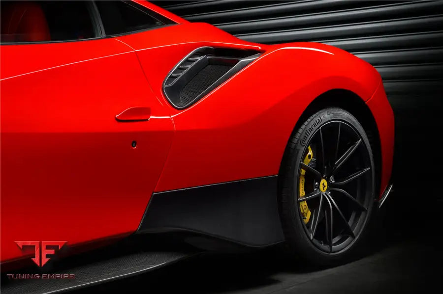 FERRARI 488 GTB & SPYDER PISTA STYLE QUARTER PANEL SIDE SCOOPS BSD