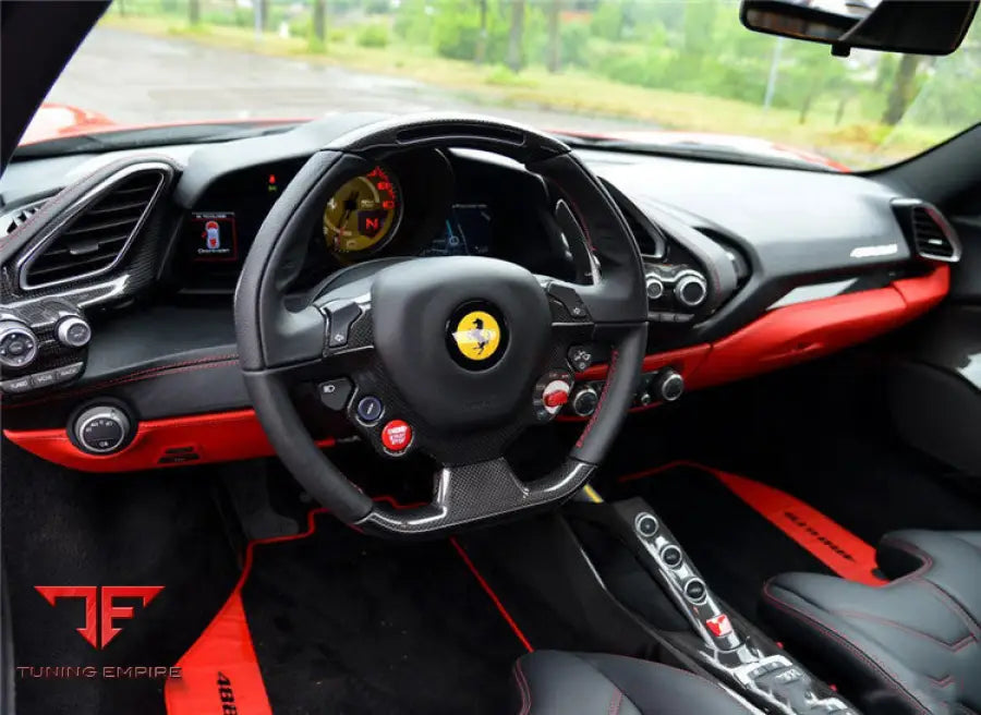 FERRARI 488 GTBSPYDER DRY CARBON FIBER BRIDGE CONTROL BSD