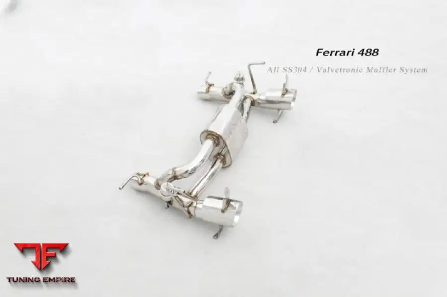 Ferrari 488 Spider All Ss304 Valvetronic Exhaust System