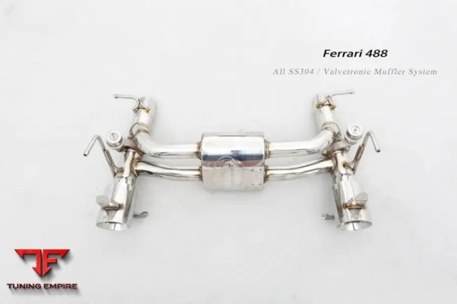 Ferrari 488 Spider All Ss304 Valvetronic Exhaust System