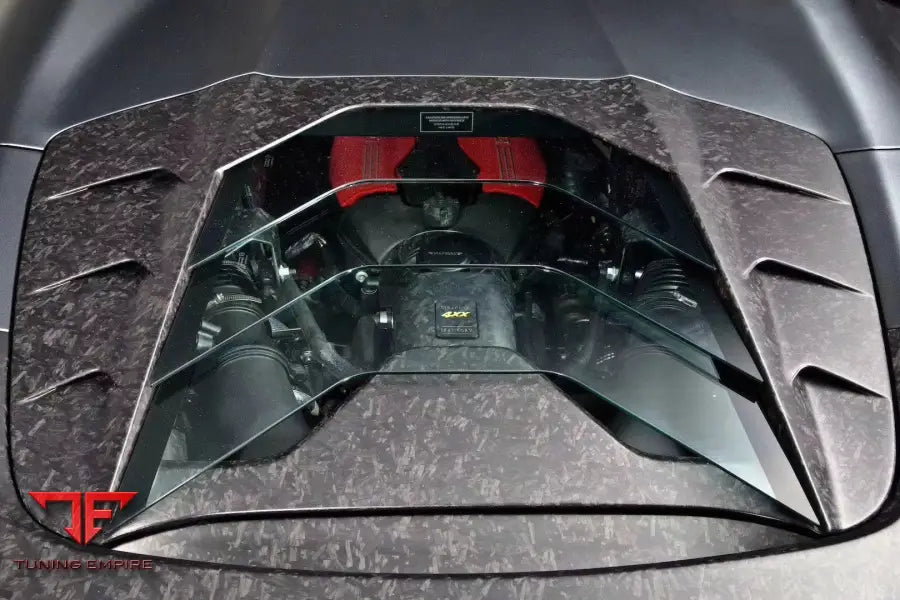 FERRARI 488 SPYDER MSY STYLE CARBON FIBER ENGINE HOOD BSD