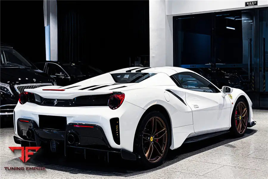 FERRARI 488 SPYDER PISTA STYLE REAR BUMPER & WING BSD