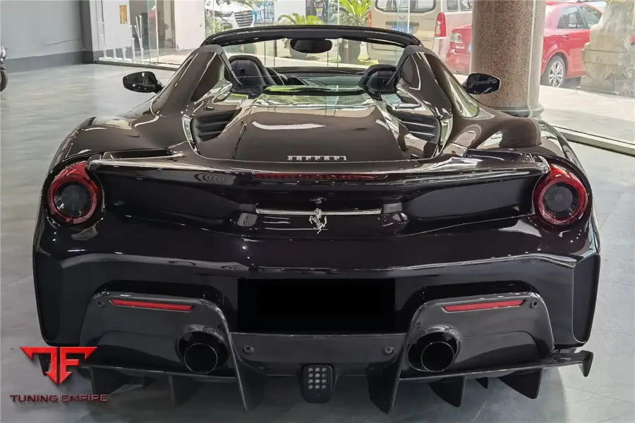 FERRARI 488 SPYDER PISTA STYLE REAR BUMPER & WING BSD