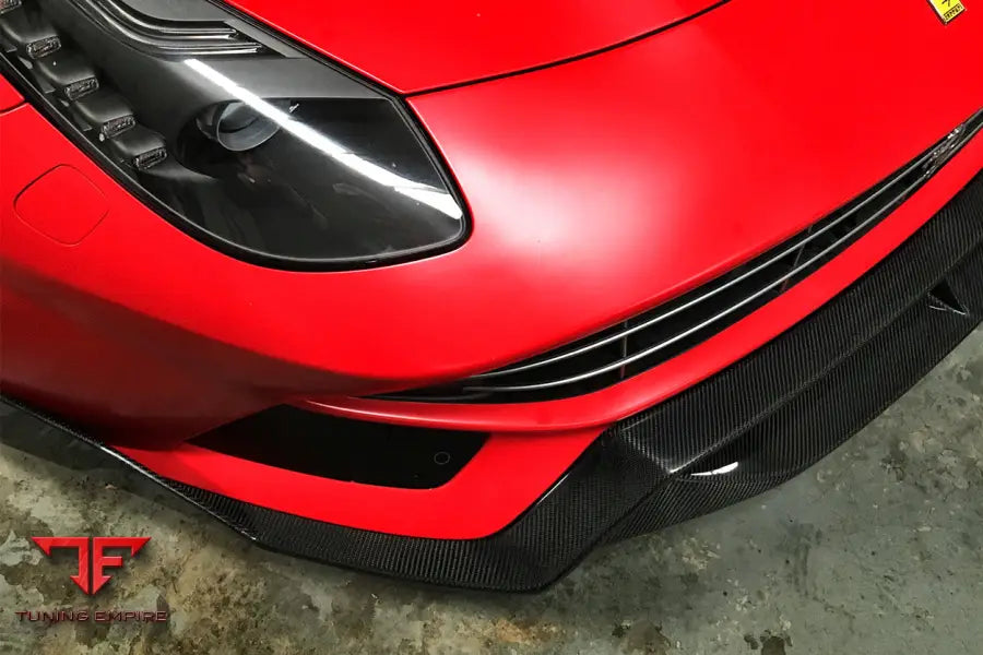 FERRARI F12 BERLINETTA DC STYLE CARBON FIBER FRONT LIP BSD