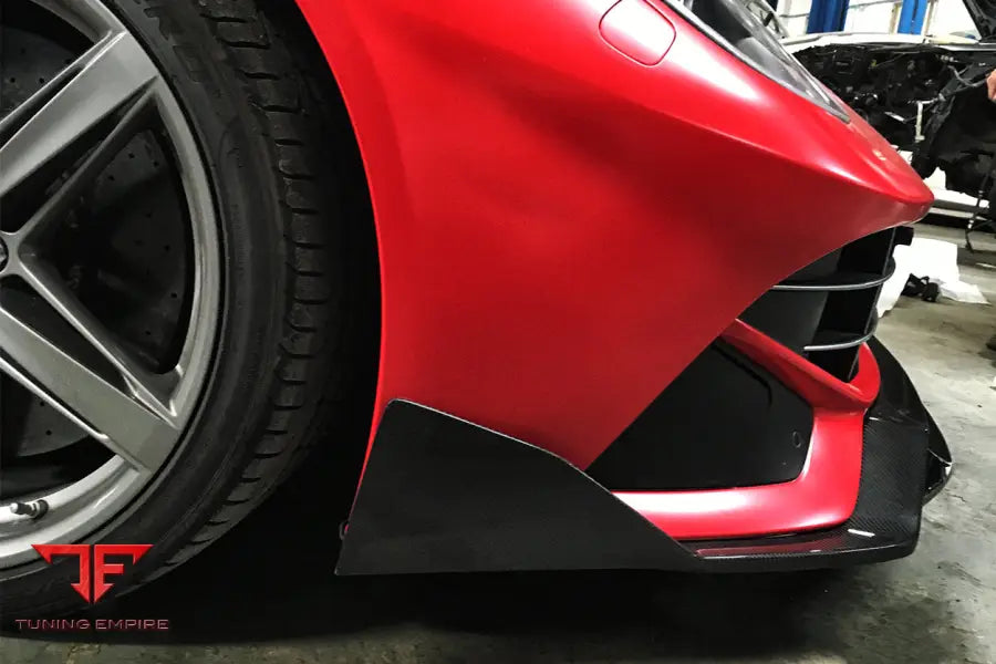 FERRARI F12 BERLINETTA DC STYLE CARBON FIBER FRONT LIP BSD