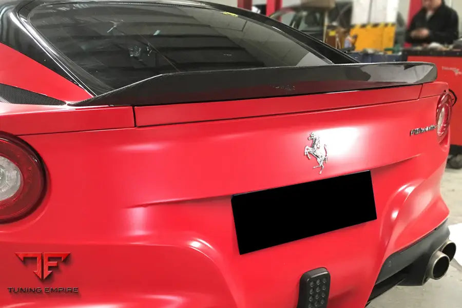 FERRARI F12 BERLINETTA DC STYLE CARBON FIBER TRUNK SPOILER BSD