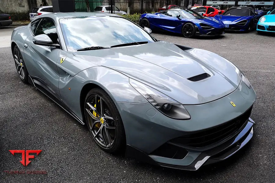 FERRARI F12 BERLINETTA RS STYLE CARBON FIBER FRONT LIP BSD