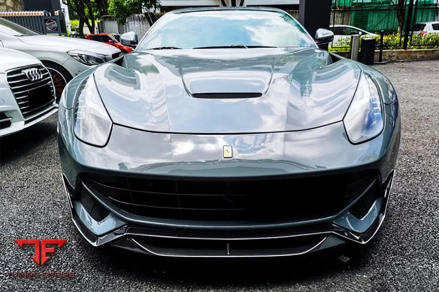 FERRARI F12 BERLINETTA RS STYLE CARBON FIBER FRONT LIP BSD