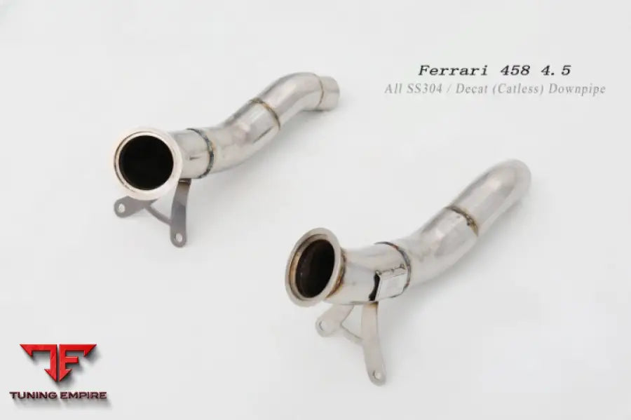 Ferrari Italia 458 4.5 All Ss304 Catless Downpipe Exhaust System